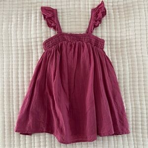 Toddler muslin dress